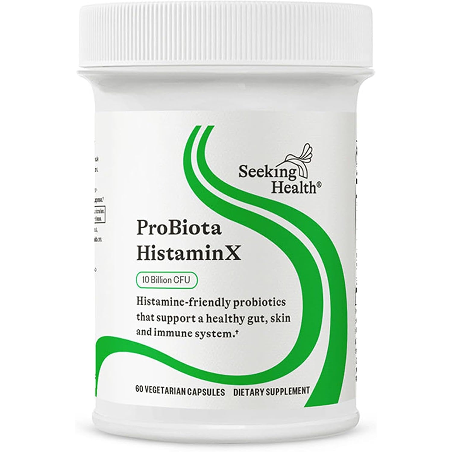 Seeking Health Probiota Histaminx - Digestion Supplement for Gut Health Support - Support Histamine with Lactobacillus Plantarum & Lactobacillus Salivarius - Support Immune & Skin Health - 60 Capsules