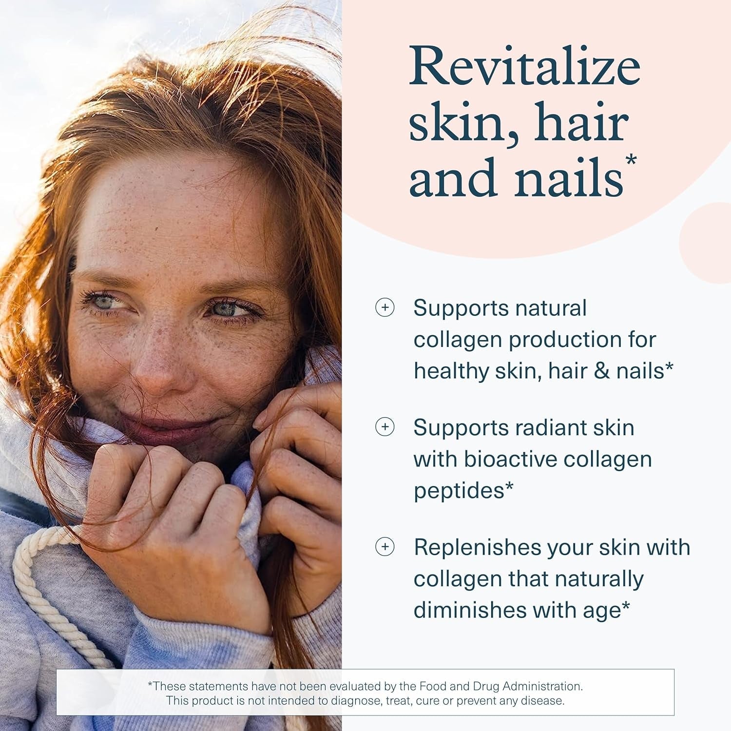 Youtheory Advanced Collagen with Vitamin C - 6,000 Mg Hydrolyzed Collagen Peptides & Amino Acids - Hair, Nails, Joints & Bones Support - 160 Tablets (26-Day Supply)*