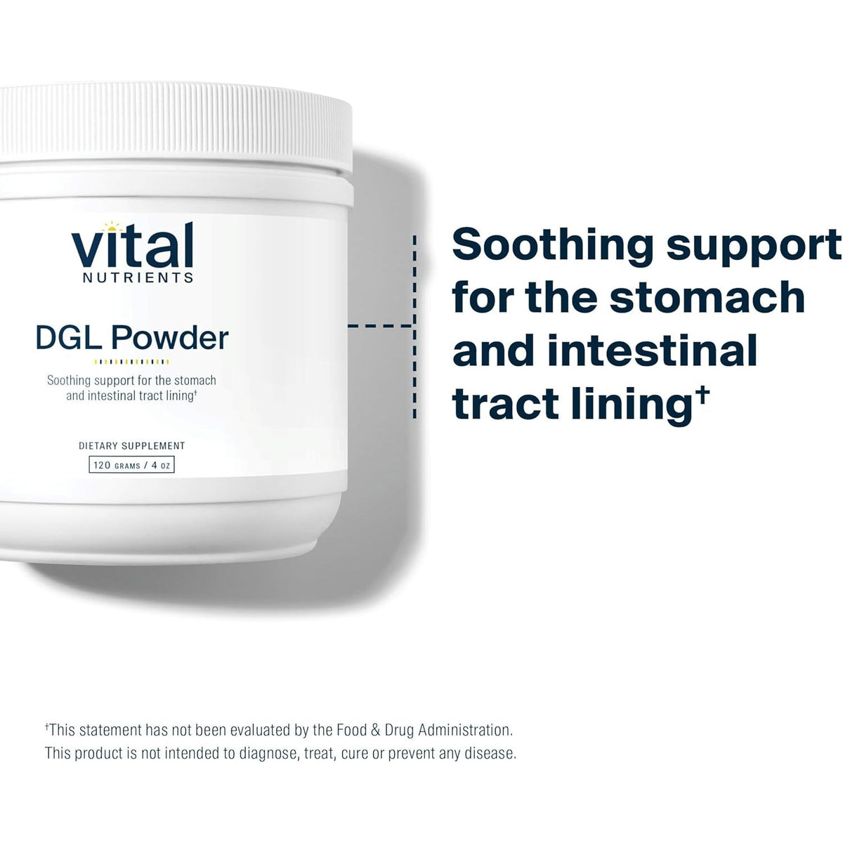 Vital Nutrients DGL Powder - Vegan DGL Licorice Root Extract to Support Healthy Stomach Lining and Digestive Tract* - Gluten, Dairy, Soy Free - Non-Gmo - 120G