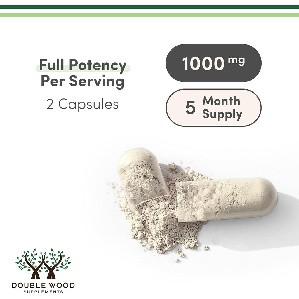 GABA Supplement (300 Capsules, 1,000Mg per Serving) Promotes Calm, Relaxation, and Supports Sleep (Vegan Safe, Gluten Free, Non-Gmo)(Gamma Aminobutyric Acid) by Double Wood