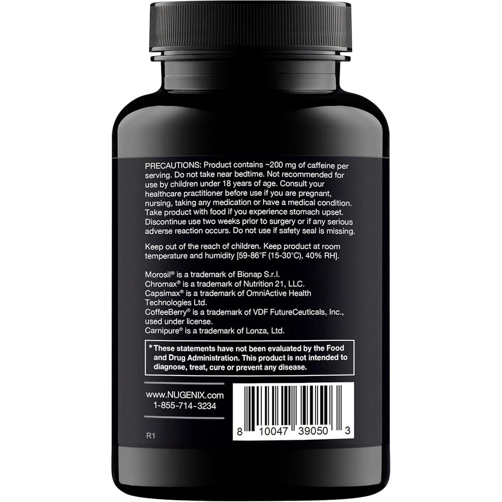 Nugenix Thermo - Thermogenic Fat Burner Supplement Pills for Men, Extreme Metabolic Accelerator, 42 Count