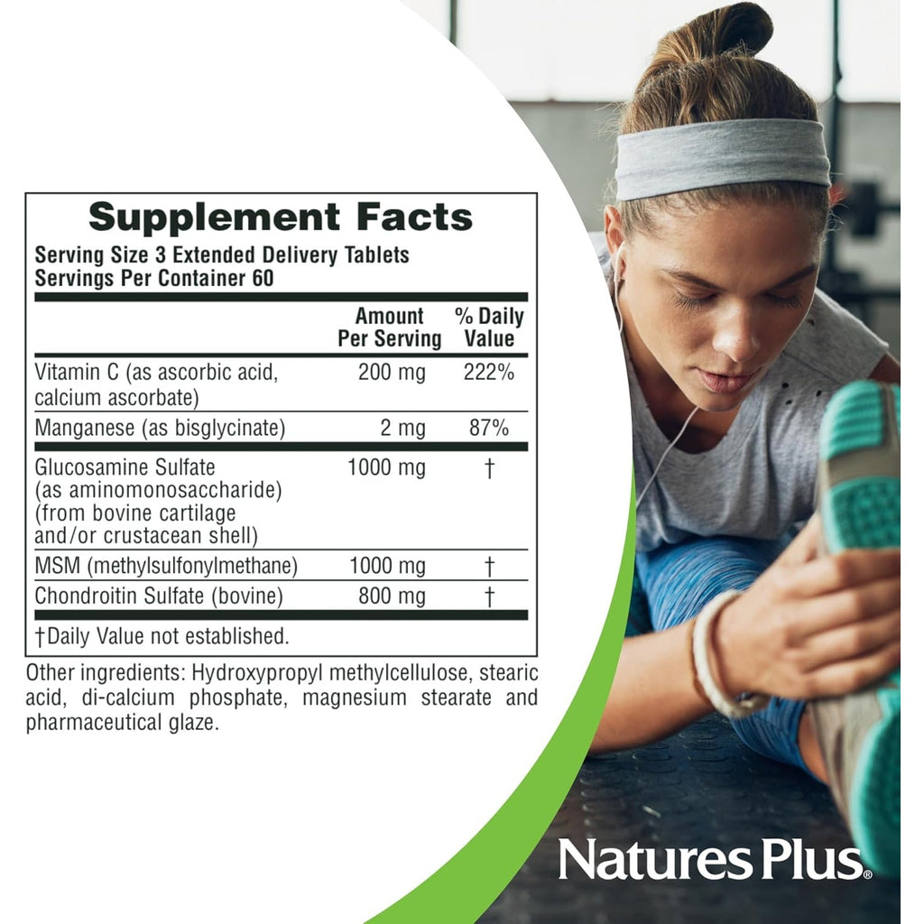 Naturesplus Ultra Rx-Joint - 180 Tablets - Supports Healthy Joint Function - with Glucosamine, Chondroitin & MSM - Gluten Free - 60 Servings