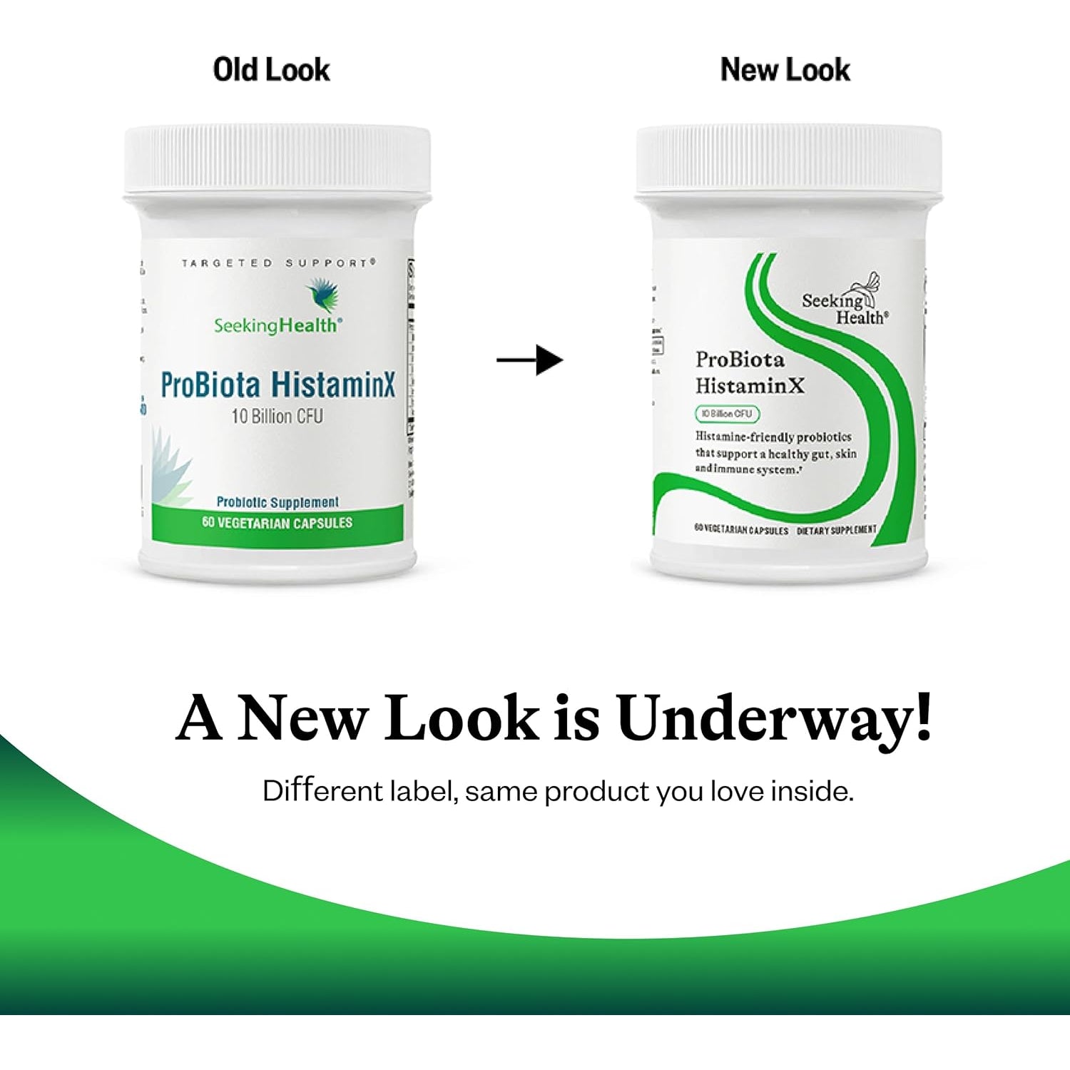 Seeking Health Probiota Histaminx - Digestion Supplement for Gut Health Support - Support Histamine with Lactobacillus Plantarum & Lactobacillus Salivarius - Support Immune & Skin Health - 60 Capsules