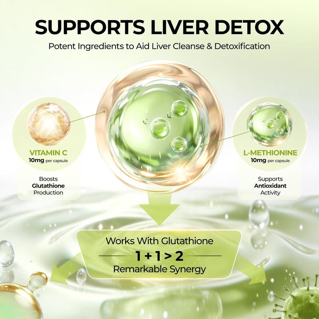 Oxyenergy Liver Cleanse Detox & Repair Supplement with 80% Milk Thistle, Turmeric, Inositol & Pueraria, Support Liver Health, Non-Gmo, Gluten-Free, 90 Vegetarian Capsules, Made in USA