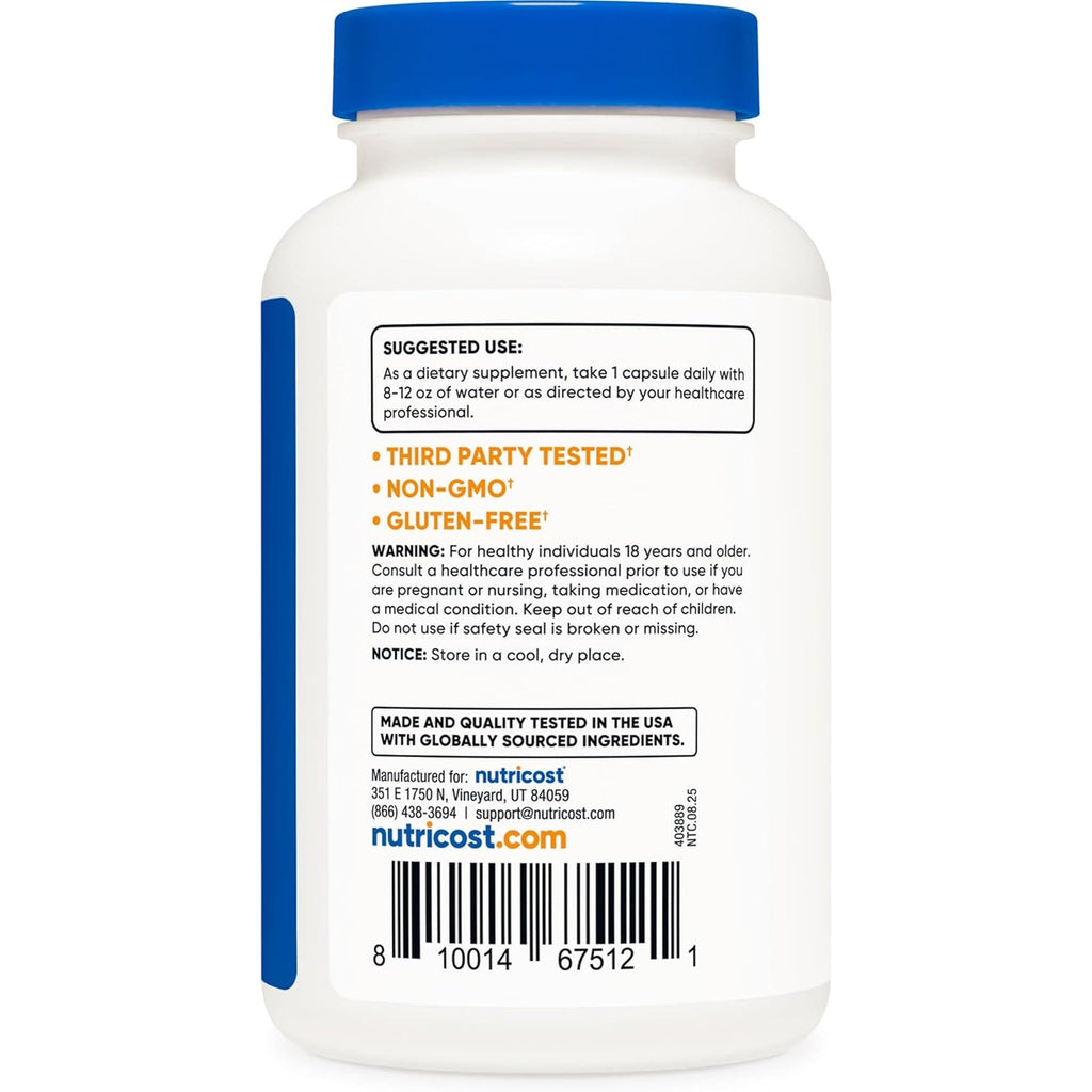 Nutricost 5-HTP 100Mg, 240 Vegetarian Capsules (5-Hydroxytryptophan) - Non-Gmo & Gluten Free