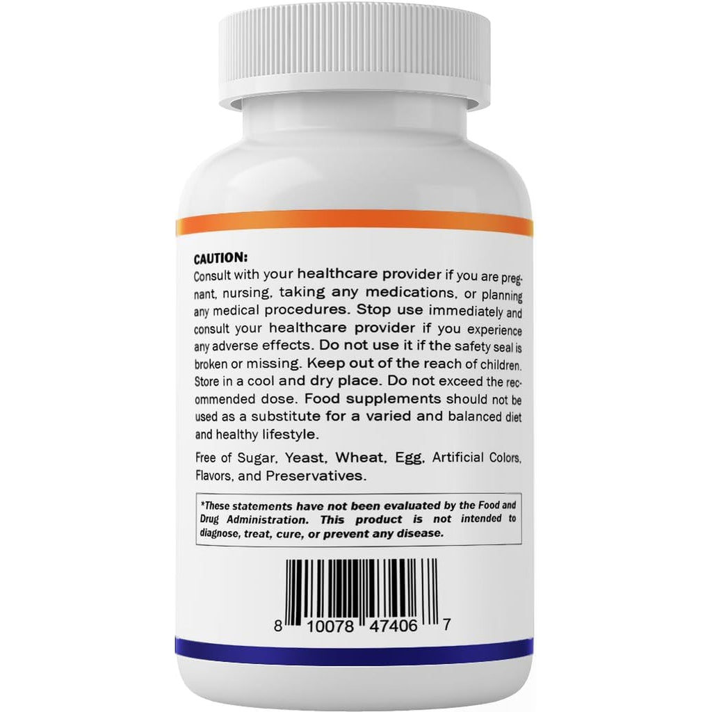 Vitamatic Acidophilus Probiotic - 10 Billion CFU - 5X Potency - Daily Probiotic Supplement, Supports Digestive Health - 120 Tablets