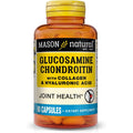 MASON NATURAL Glucosamine Chondroitin with Collagen & Hyaluronic Acid, 45-Day Supply Capsules for Normal Joint, Mobility, Flexibility, & Aging Support, 90 Capsules