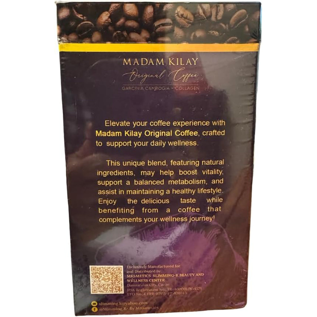 Slimming-K Coffee by Madam Kilay, Fat Burner + Collagen (21G), 10 Count (Pack of 1)