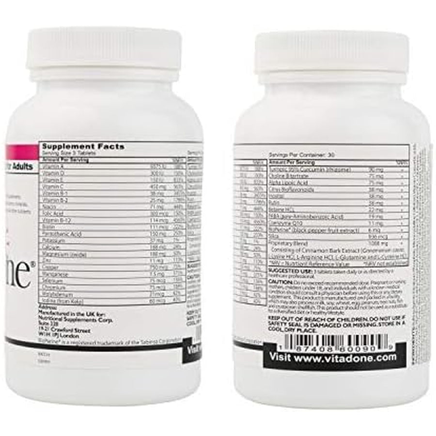 Is a Powerful Multivitamin Supplement to Fight Fatigue, Promote Regularity, Support Mood, Promote Healthy Immune Function, Support a Healthy Heart, and Help Those with History of Opioid Use