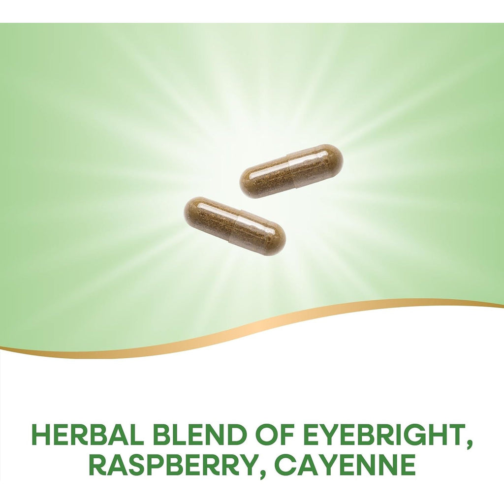 Nature'S Way Eyebright Herb Premium Blend, Herbal Blend, Non-Gmo Project Verified, Eyebright Supplement, Vegan, 100 Capsules (Packaging May Vary)
