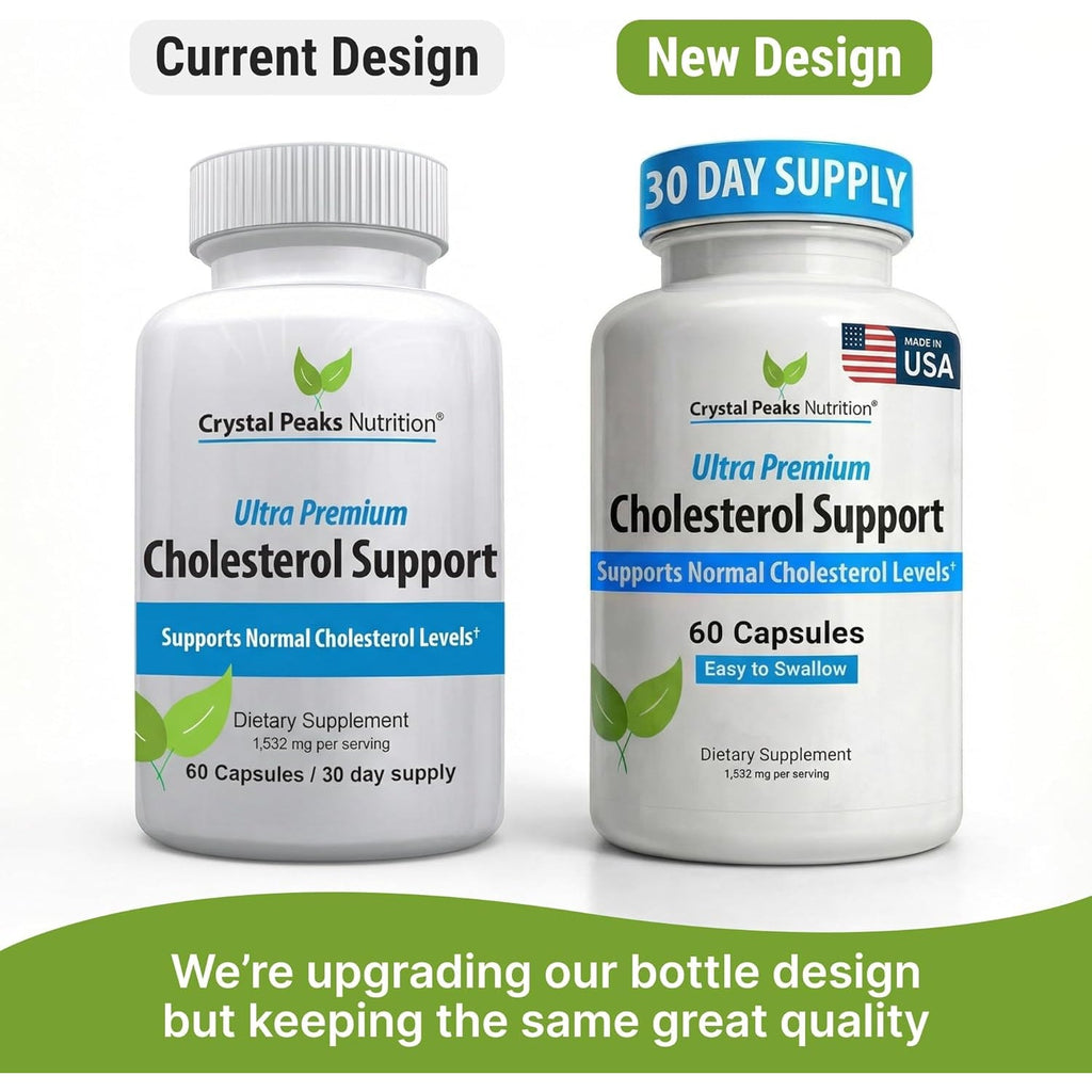 Cholesterol Supplement - All-Natural Ingredients to Support Normal Colesterol Levels. Supports Optimal Circulation. 60 Capsules