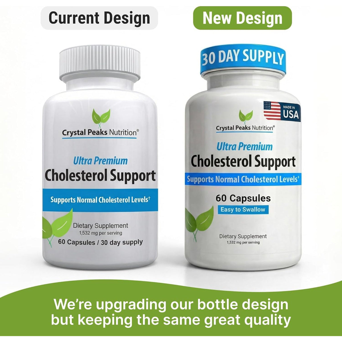 Cholesterol Supplement - All-Natural Ingredients to Support Normal Colesterol Levels. Supports Optimal Circulation. 60 Capsules