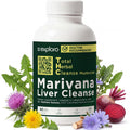 Exploro Liver Cleanser Full Body Detox, Complete Detoxification for Heavy User, Prepare before Your Workplace Test, 60 Capsules with Turmeric, Zinc, Milk Thistle, Dandelion Root