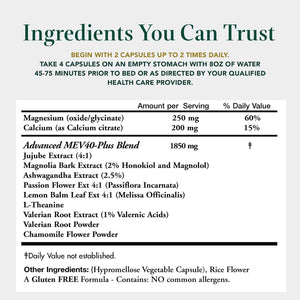Muscle Ezze plus - Day or Night Use Natural Relaxant - Gluten-Free - 60 Veg. Capsules