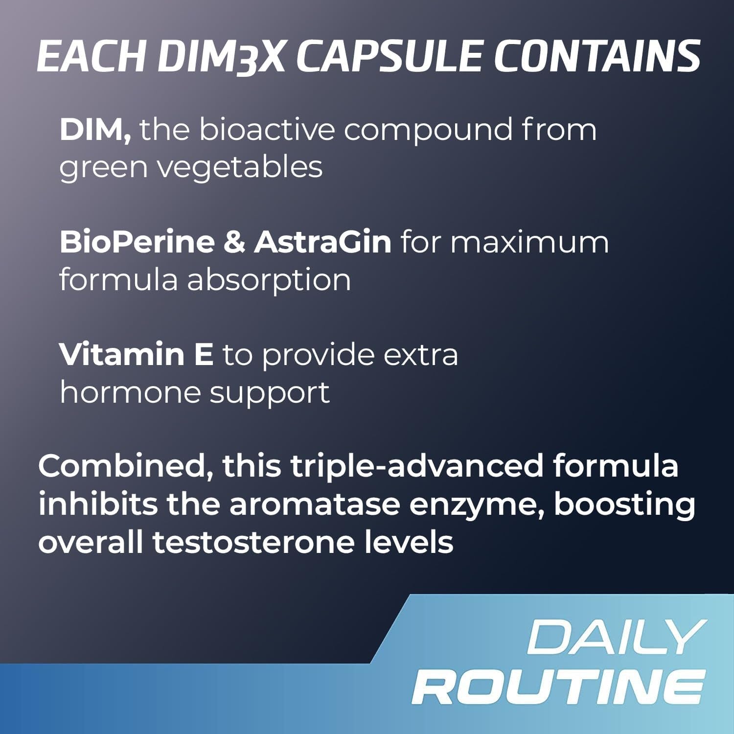Primegenix DIM 3X 200Mg Supplement Dim Estrogen Blocker for Men & Aromatase Inhibitor Men’S Hormone Balance & Fitness Booster Supplement - 90 Capsules