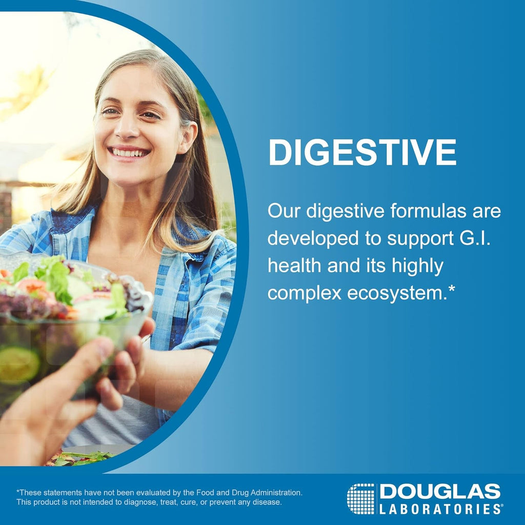 Douglas Laboratories Multi-Probiotic 40 Billion | Provides Probiotics and Prebiotics to Support Gut Microflora and Immunity* | 60 Vegetarian Acid-Resistant Capsules