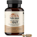 TERRA ORIGIN Healthy Gut Capsules with Immunity Boost | 90 Capsules | Non GMO, Gluten Free, Dairy Free | Digestive Support for Men and Women