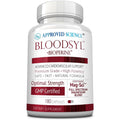 Approved Science Bloodsyl - Blood Pressure Support Supplement - Supports BP Levels Already within Normal Range - Hawthorn Berry, Garlic, Magnesium and Hibiscus Pills - Vegan - 180 Capsules, 3 Months
