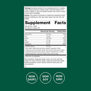 Standard Process Trace Minerals-B12 - Thyroid & Cell Functioning Support with Iodine, Zinc & Copper - Cartilage & Bone Health Aid - Non-Dairy & Non-Soy - 90 Tablets (90 Servings)