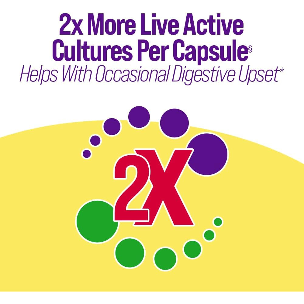 Culturelle Ultimate Strength Probiotic for Men and Women, Most Clinically Studied Probiotic Strain, 20 Billion Cfus, Supports Occasional Diarrhea, Gas & Bloating, Non-Gmo, 30 Count