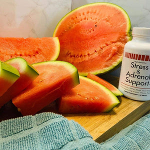 Stress and Adrenal Support - 90 Chewable Tablets - Citrusy Orange Flavor - Easily Digestible - by New Health Products