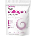 Multi Collagen Peptides Powder, 16 Oz (41 Servings) - Protein Supplement, Type I, II, III, V, X with Hyaluronic Acid, Vitamin C and Biotin, Unflavored, Easily Mixes in Drinks