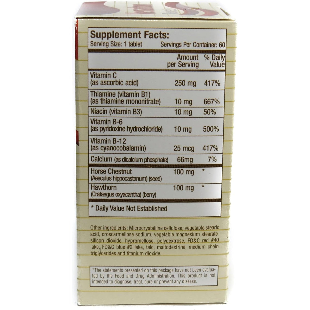 Tablets Dietary Supplement for Leg Health - 60 Tablets