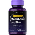 Carlyle Melatonin 10Mg | 270 Tablets | with L-Theanine | Vegetarian, Non-Gmo, Gluten Free Supplement