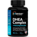 DHEA Micronized 200Mg Complex with Pregnenolone 100Mg Supplement for Men & Women with Ashwagandha, DIM, Magnesium, Boron, Calcium , Zinc, Vitamin D3, C and B6 Hormone Support - Made in USA 90 Capsules