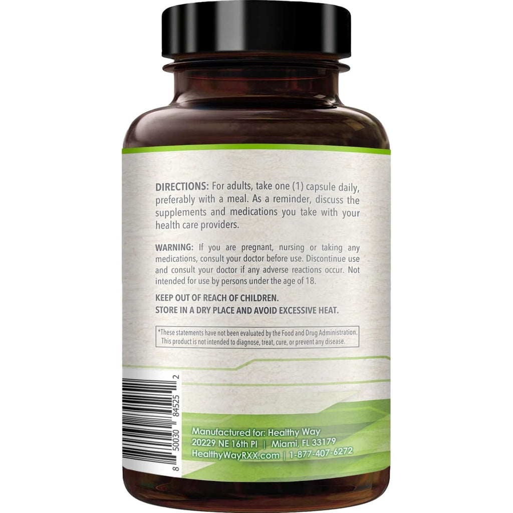 Sam-E 400Mg Capsules - Easy Absorption SAM E Supplement 400Mg from S-Adenosyl-Methionine for Brain Liver and Mood Support - Non-Gmo Gluten Free & Made in Cgmp Facility (90 Servings)