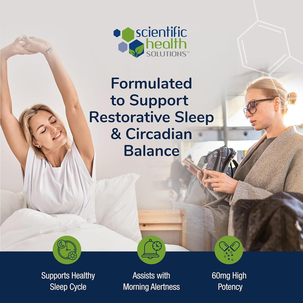 Melatonin 60Mg | High Dosage Melatonin in Easy-To-Swallow Capsules | Vegan, Non-Gmo & Gluten-Free | Us-Made Extra Strength (Single)