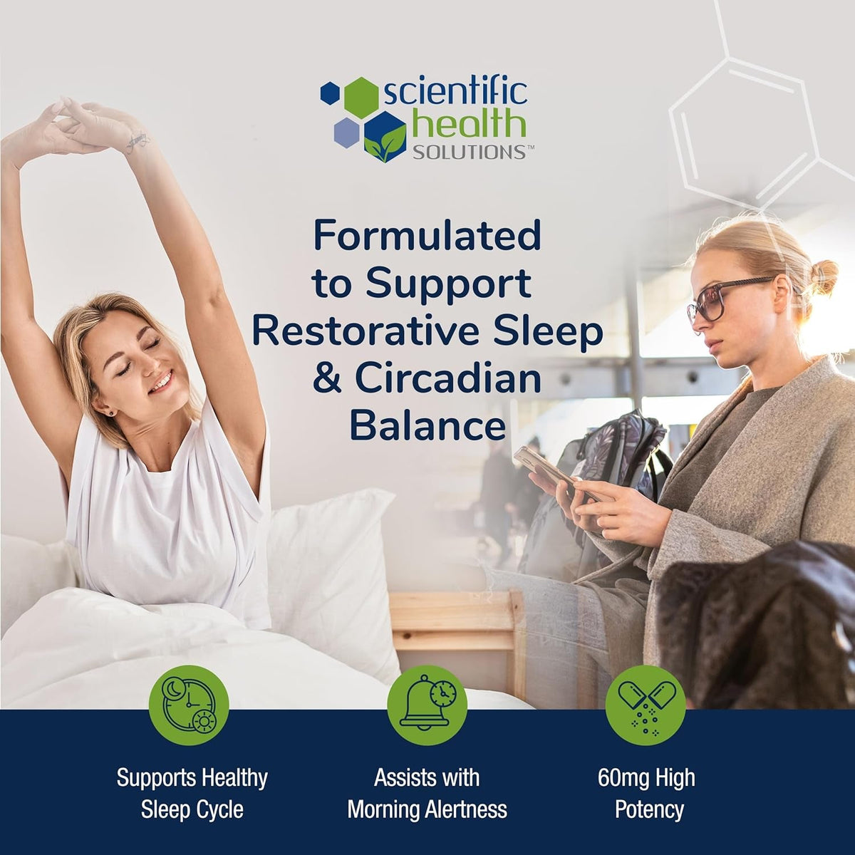 Melatonin 60Mg | High Dosage Melatonin in Easy-To-Swallow Capsules | Vegan, Non-Gmo & Gluten-Free | Us-Made Extra Strength (Single)