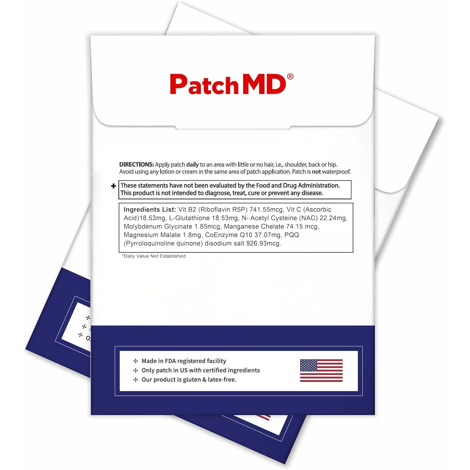 Patchmd Glutathione plus Topical Patch - 30 Day Supply