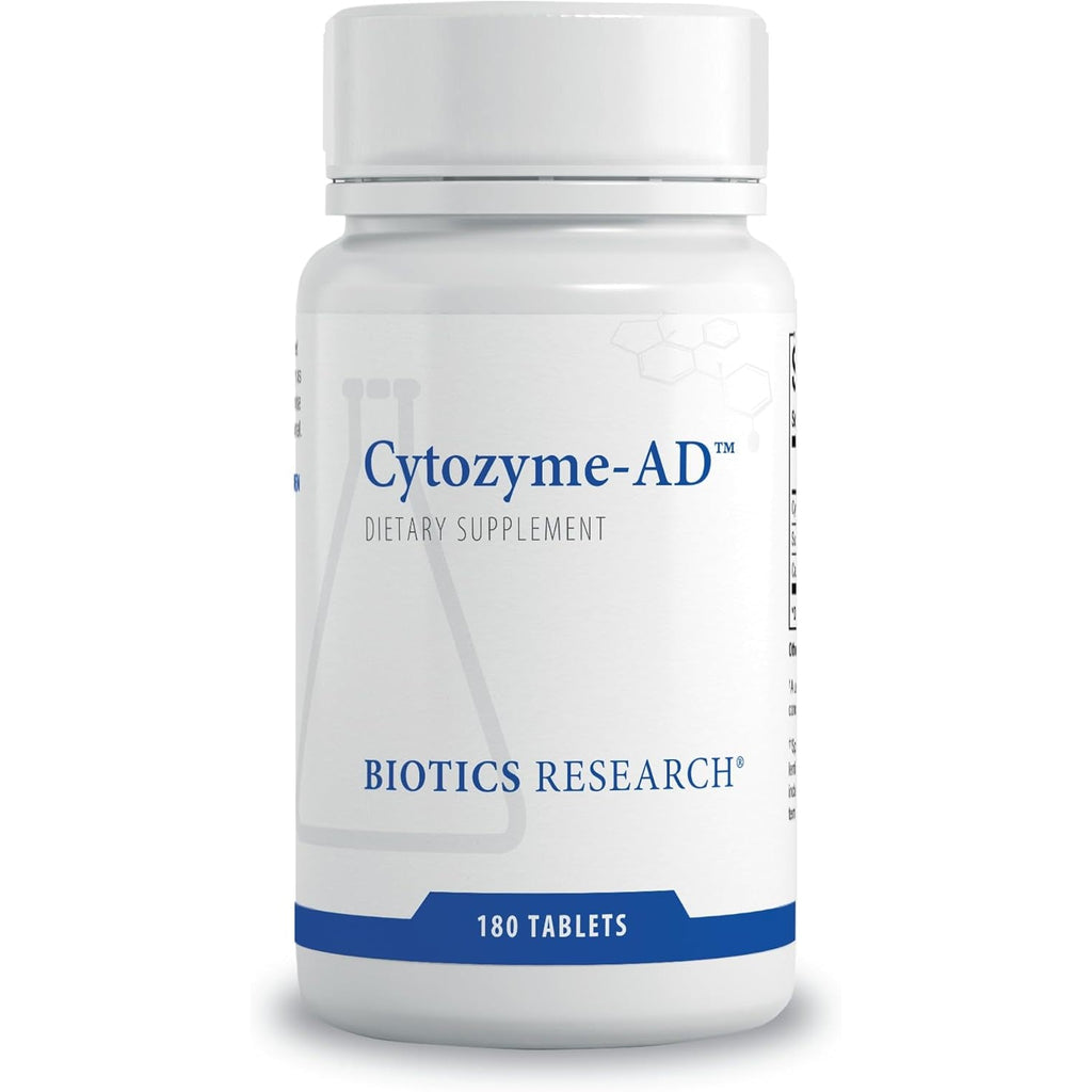 Biotics Research Cytozyme-Ad™ Adrenal Support Supplement for Women & Men– Supports Healthy Adrenal Function, Normal Energy Levels & Overall Wellbeing & Promotes Calm – 180 Tablets