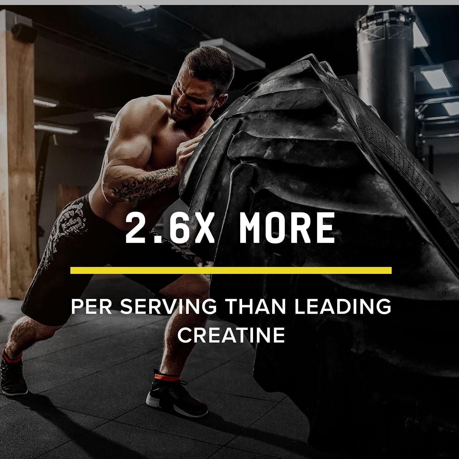 BEYOND RAW Science-Backed Creatine Hcl Powder, Lab Grade, for Muscle Strength and Growth, Energy Production, Athletic Performance, Cognitive Support, Cellular Hydration, 120 Servings