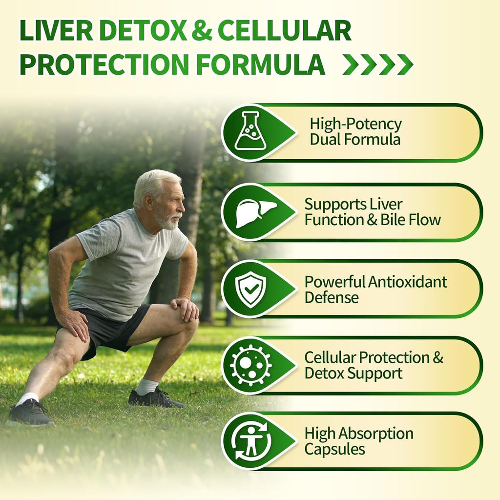 Vivonu TUDCA 2000Mg + NAC 1200Mg Supplement Complex Capsules, TUDCA Bile Salt + N Acetyl Cysteine, Antioxidant Supplements for Liver&Lung&Digestion&Gallbladder Cleanse(180 Capsules)