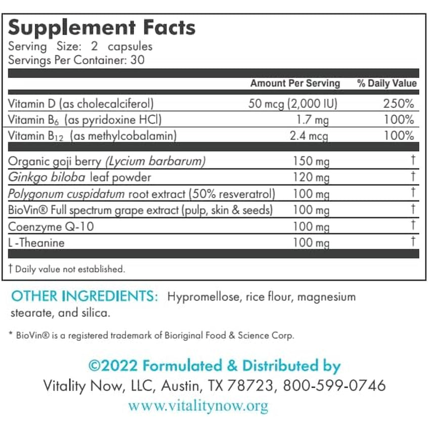 Stem Cell Renew | Boost Your Natural Supply of Stem Cells to Strengthen Mental Sharpness, Help Slow Signs of Aging and Restore Youthful Energy - Created by NASA Scientist | 1-Month Supply (60 Count)