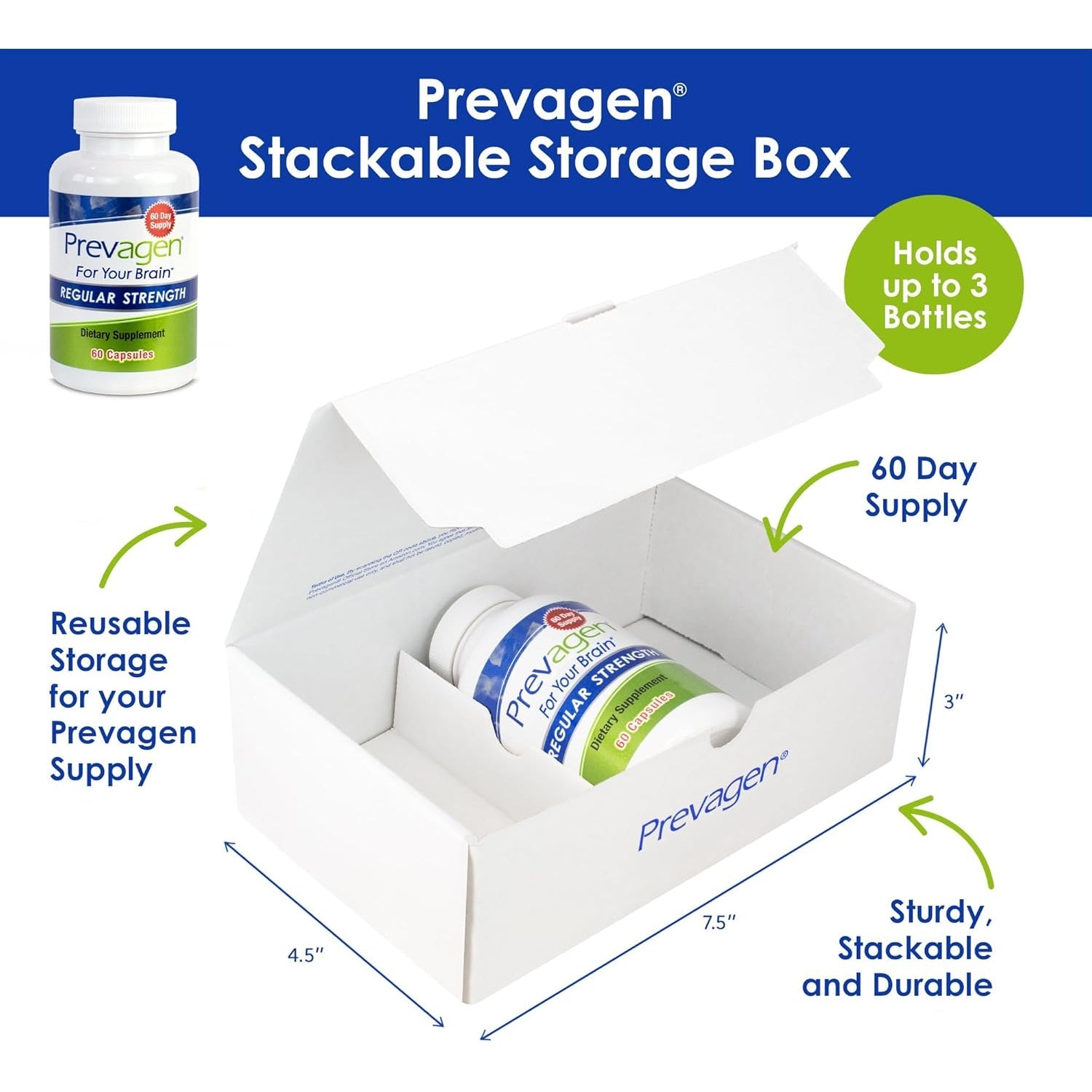 Prevagen Regular Strength - 60 Capsules (2 Month Supply) | Formulated for Your Brain | 10Mg of Apoaequorin plus Vitamin D3