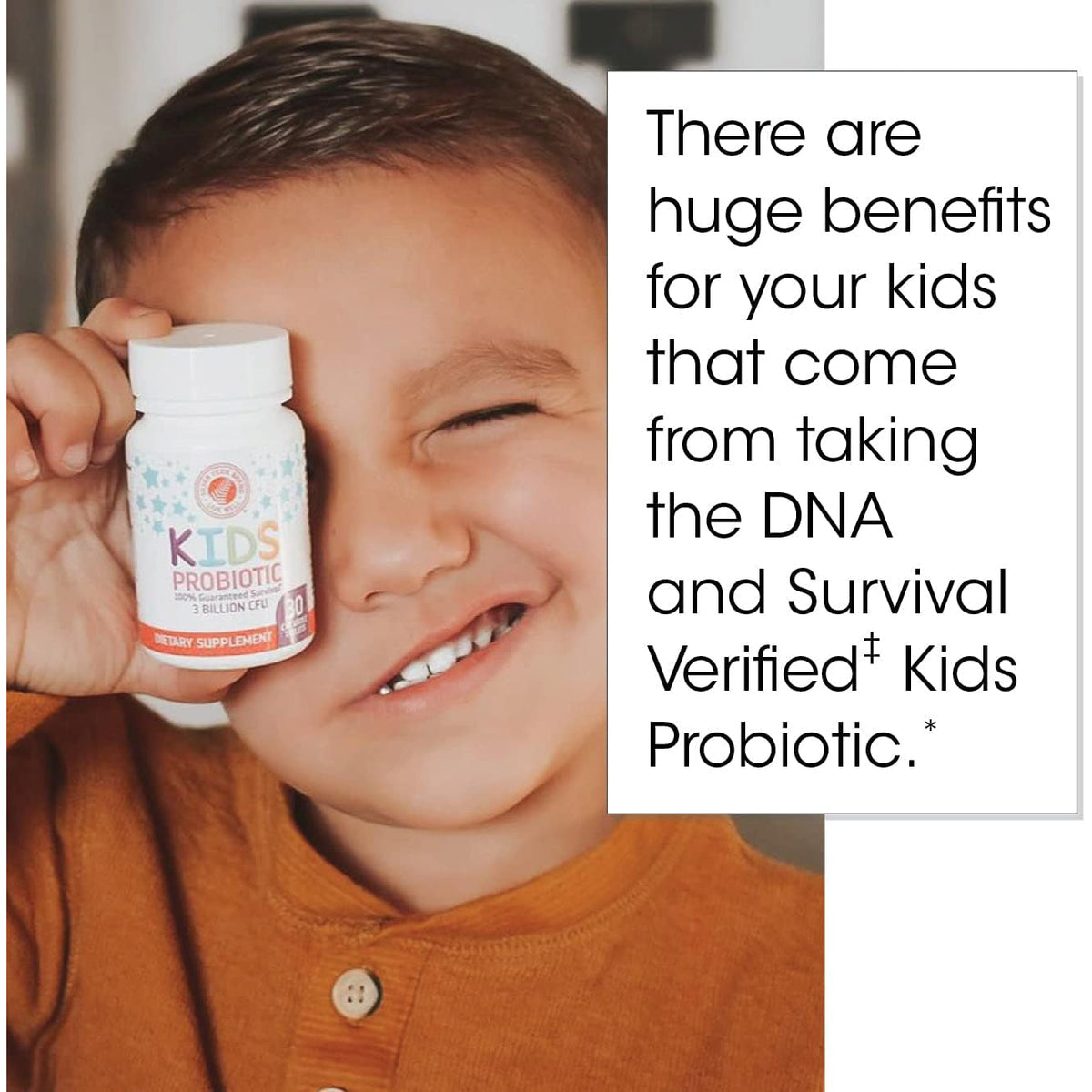 Silver Fern Brand Kids Ultimate Probiotic - 1 Bottle - 30 Chewable Tablets - Sugar & Gluten Free - Children'S Dietary Supplement - DNA & Survivability Verified - Digestive & Immune Support