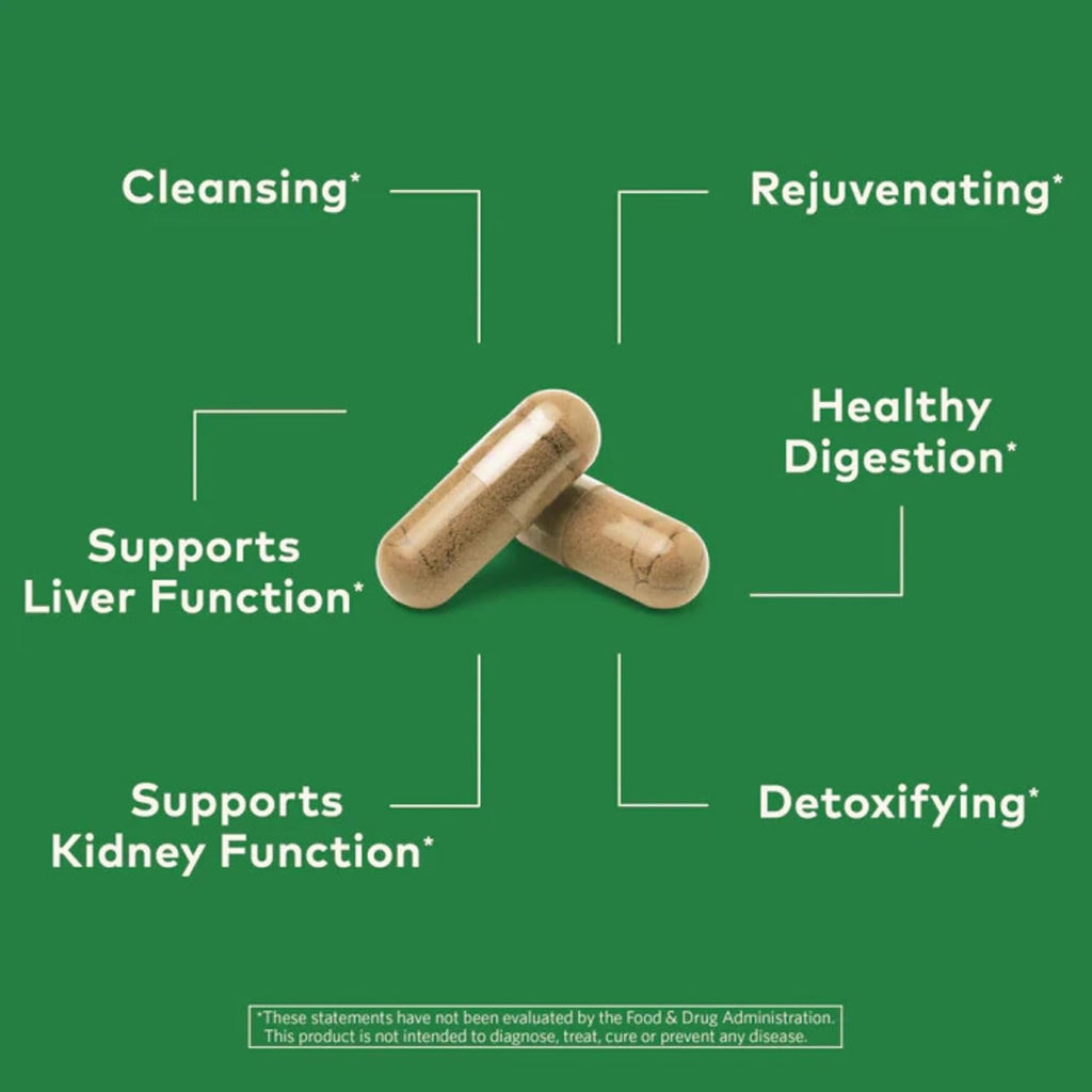 ORGANIC INDIA Liver Kidney Herbal Supplement - Detoxify & Rejuvenate, Supports Healthy Liver & Kidney Function, Vegan, Gluten-Free, Kosher, USDA Certified Organic, Non-Gmo - 180 Capsules