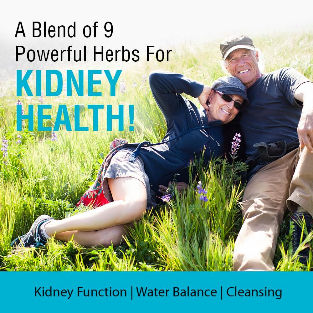 Solaray Kidney Blend SP-6 - Herbal Support Supplement for Women & Men W/ Uva Ursi, Parsley, Juniper, Corn Silk & Cell Salt Nutrients to Help Support Health & Wellness, Non-Gmo - 100 Vegan Capsules