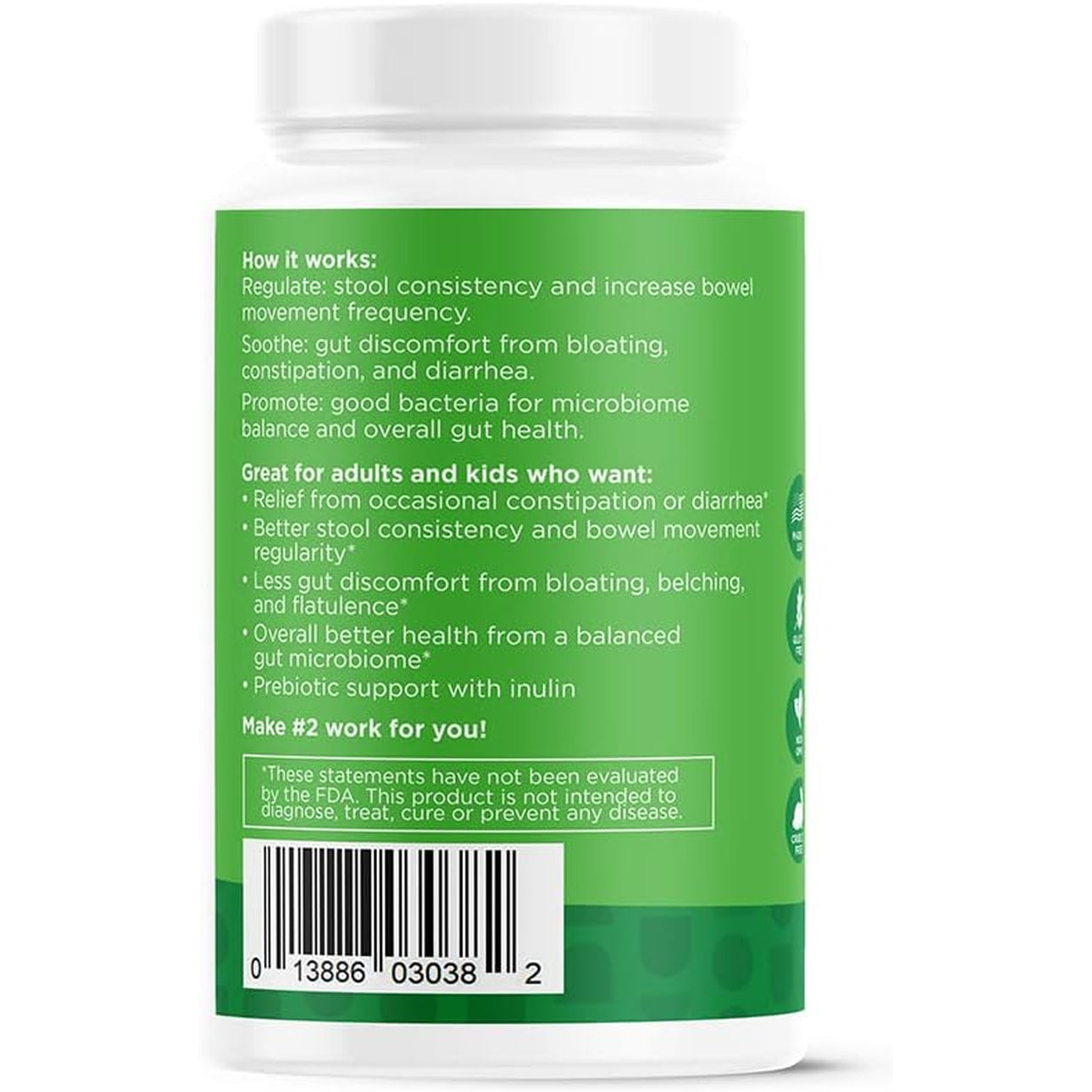 Nbpure Poobiotics, Vegan Pre & Probiotics – Gut Health & Microbiome Balance Support for Men & Women – Supports IBS, Diarrhea, Constipation, Leaky Gut Relief – Lactobacillus & Bifidobacterium