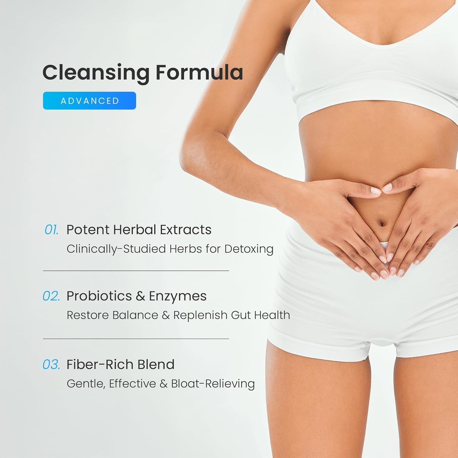Nutrachamps Colon Cleanse & Detox for Weight Loss [14 Day Quick Cleanser] Safe & Effective Formula with Probiotic & Digestive Enzymes for Constipation Relief