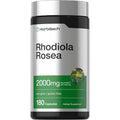 Horbäach Rhodiola Rosea Capsules | 180 Count | Non-Gmo, Gluten Free Supplement