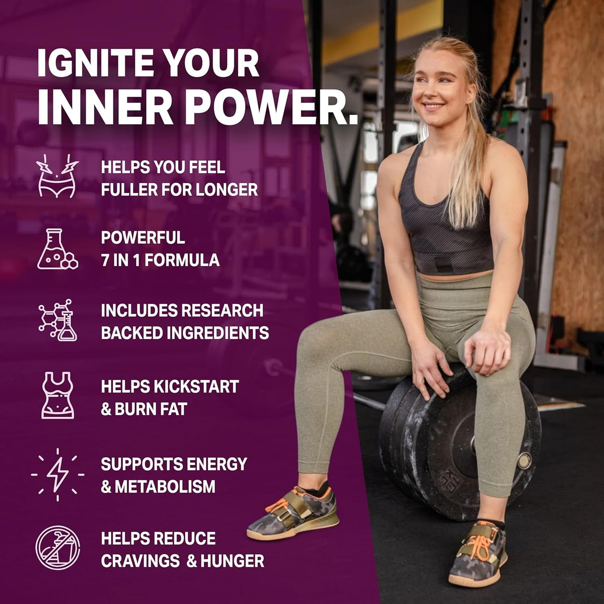 GLP-1 Fat Loss Ultra - Weight Loss Pills, Appetite Suppressant & Fat Burner for Women | Supports Healthy Pathways Associated with GLP-1 Activity | 3Rd Party Tested Supplement - 60 Capsules for Adults