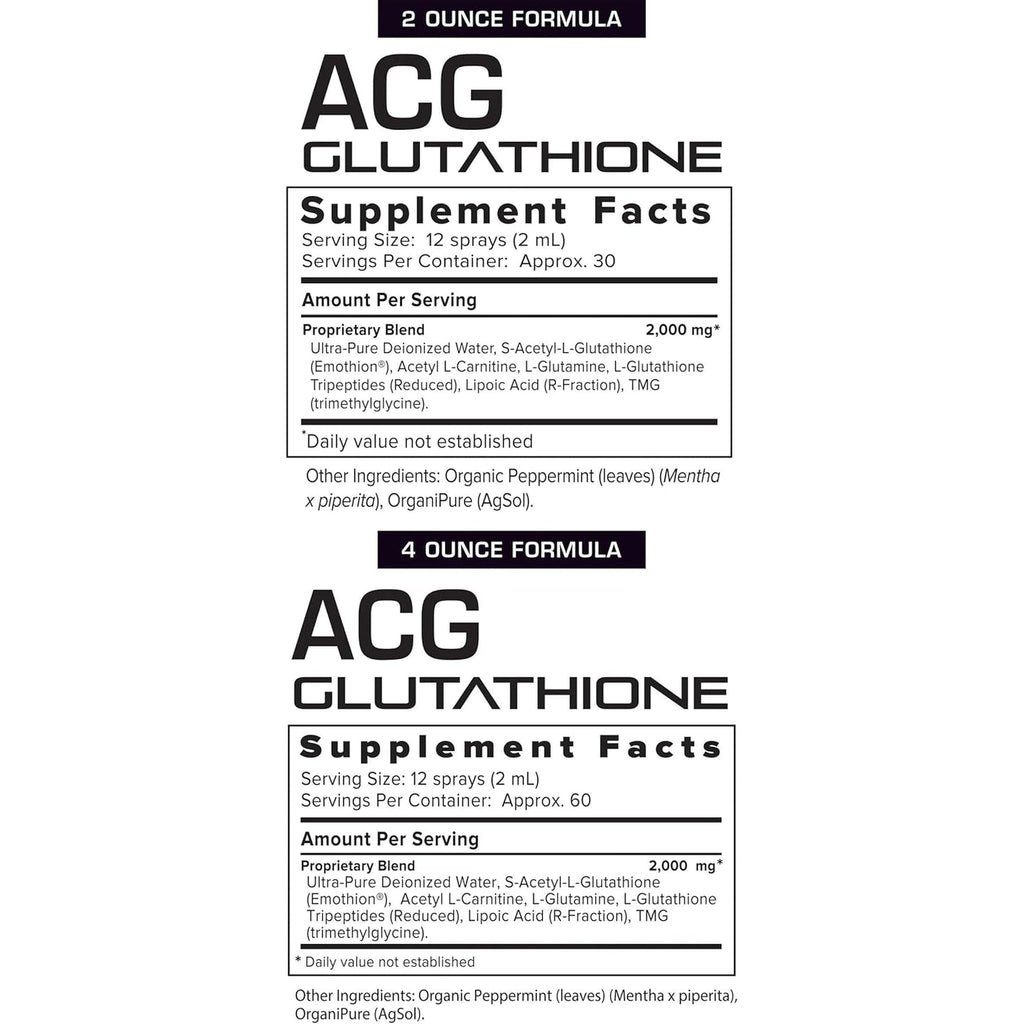 Results RNA - ACG Glutathione Extra Strength Immune Boost – Powerful Antioxidant & Immune Boost Formula in a Great Tasting Spray. Recommended by Doctors Worldwide ( 2 Oz )