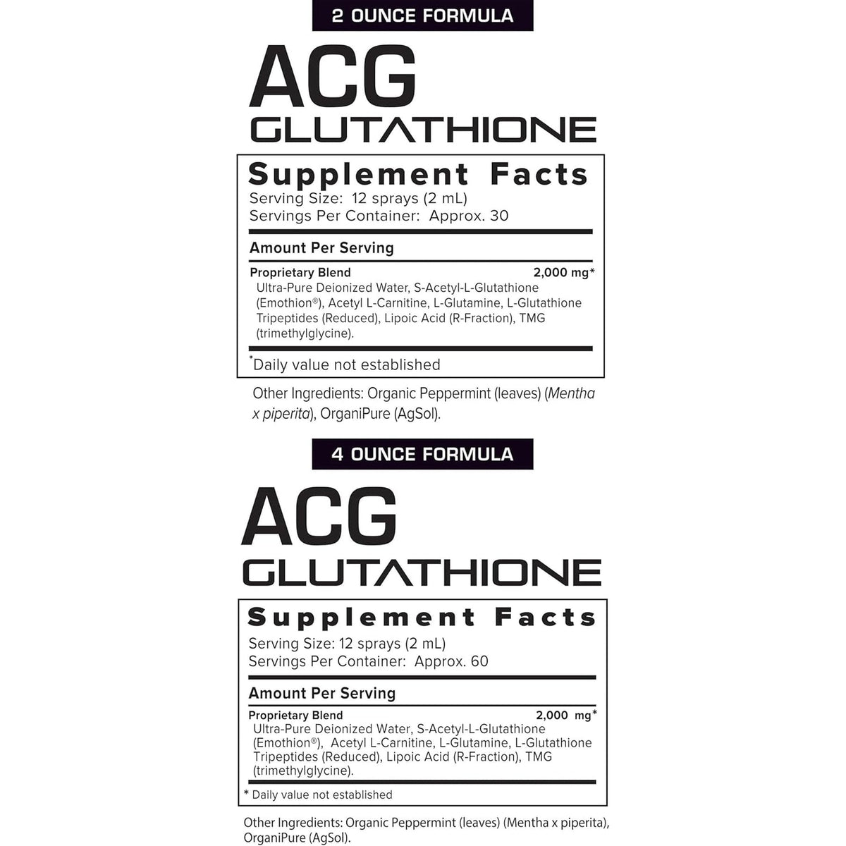 Results RNA - ACG Glutathione Extra Strength Immune Boost – Powerful Antioxidant & Immune Boost Formula in a Great Tasting Spray. Recommended by Doctors Worldwide ( 2 Oz )