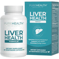 PUREHEALTH RESEARCH Liver Health – Liver Cleanse Detox & Repair Support Supplement- with Milk Thistle, Turmeric Powder, Dandelion, Artichoke, Beet Root, Ginger, L Cysteine HCL & More - 60 Capsules