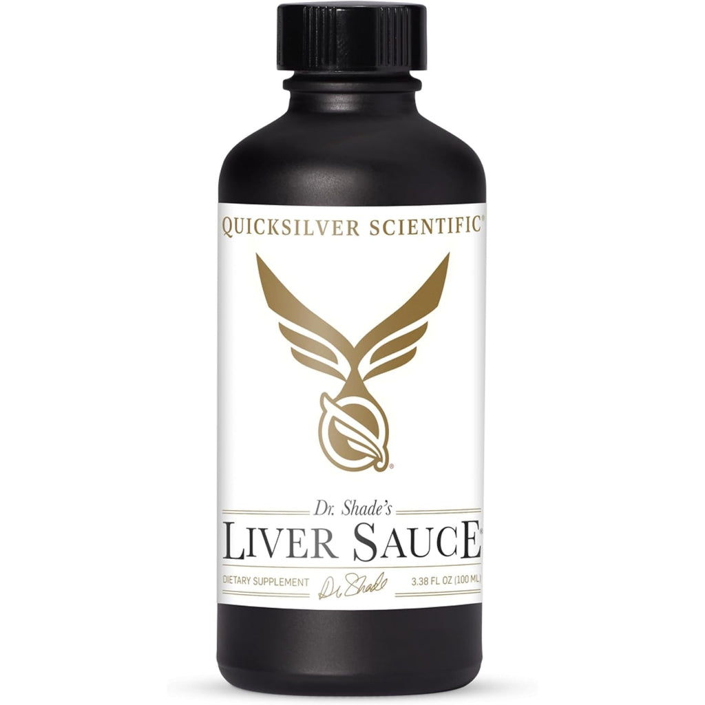 Quicksilver Scientific Liver Sauce - Liposomal Liver Detox with DIM, Quercetin, Lipoic Acid, Milk Thistle and Dandelion Root Supplement - Supports Bile & Toxin Momentum (100 Ml / 3.38 Oz)