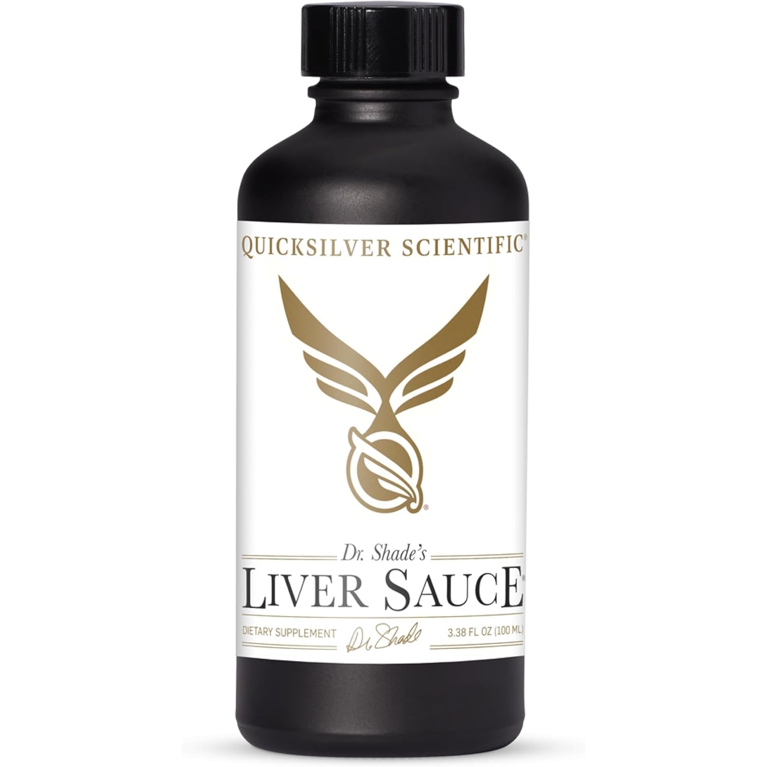 Quicksilver Scientific Liver Sauce - Liposomal Liver Detox with DIM, Quercetin, Lipoic Acid, Milk Thistle and Dandelion Root Supplement - Supports Bile & Toxin Momentum (100 Ml / 3.38 Oz)